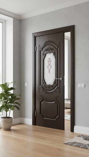 sef qap: Yeni Otaq qapısı Naliçnik ilə, Zəmanətli, Pulsuz çatdırılma, Ödənişli çatdırılma, Rayonlara çatdırılma — 1