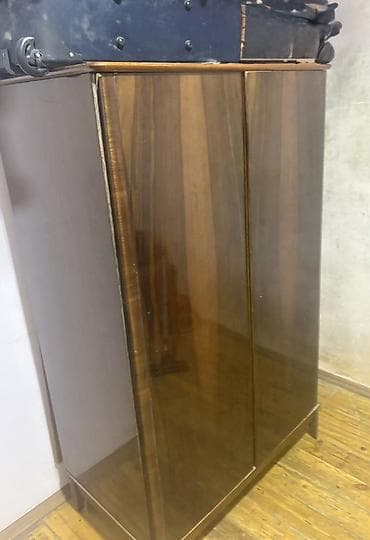 İşlənmiş, 2 qapılı, Kredit, Qəhvəyi, Taxta, Açılan, Düz dolab