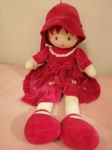 Böyük ölçülü yumşaq oyuncağ kukla - Material: yumşaq plyuş/tekstilt