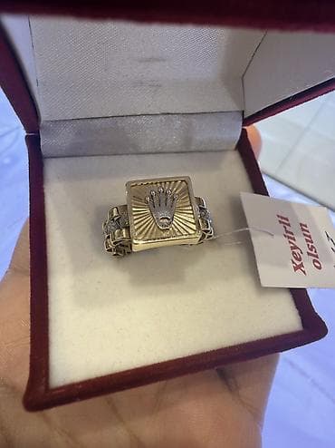 kol saati: Toy, Üzük, Sarı qızıl, 585 Əyar, Qaşsız — 2