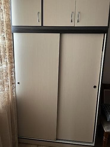 geyim dolabi: Iki hissəli qarderob şkaf - Model: sürgülü qapılı alt bölmə + — 3