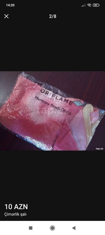 женские купальники на завязках: Çimərlik şalı tül — 1