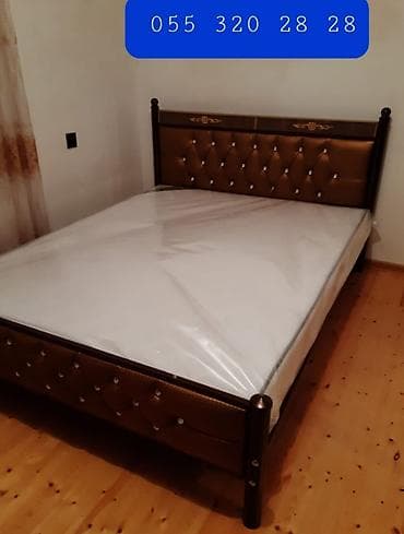 Кровати: Matrassız 240 azn
Matrasla 340 azn
Rəng seçimi edə bilərsiz — 8