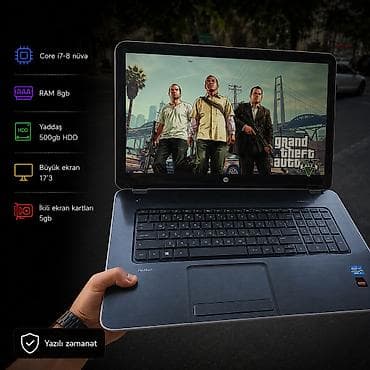 hp core i5: Core i7-8 nüvə/Ram 8gb/ yaddaş 500gb HDD Şəkillərdə görünən, gözəl — 1
