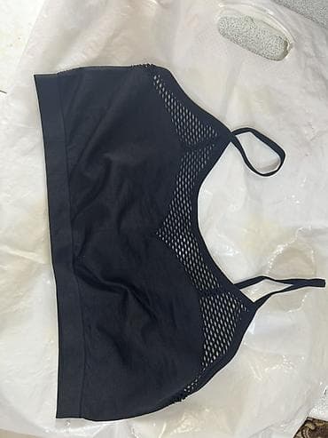 Şəxsi əşyalar: Qadınlar üçün rahat mesh detallı bralet/top - Model: incə rezinli — 3