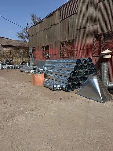 alma tozu: Sənaye havalandırma komponentləri – sinklənmiş poladdan hazırlanmış — 6