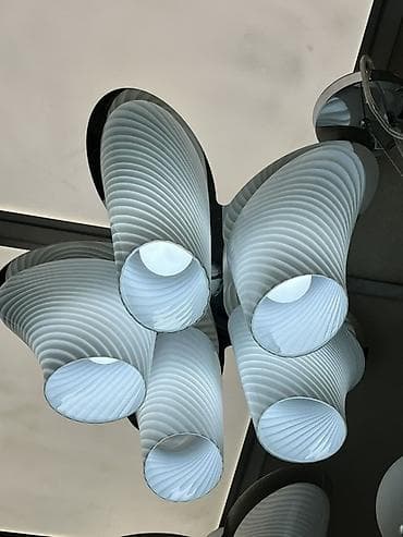 Çılçıraq, 5 lampa, Şüşə