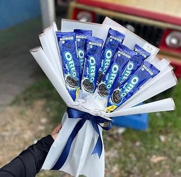 Другой декор и предметы интерьера: Şirniyyat Buketləri – sifarişlə hazırlanır - Tərkib: Raffaello — 7