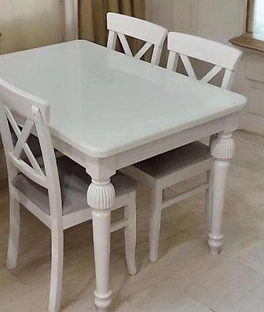 Mətbəx üçün, 4 stul