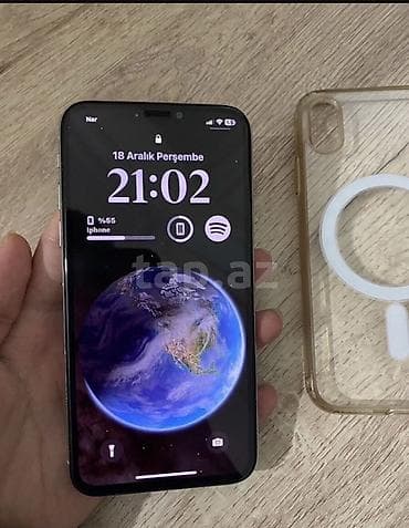 ayfon x max: IPhone X, Gümüşü, Face ID — 2