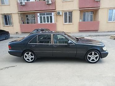 mersedes starter: Mercedes-Benz S-Class (W140) sedan - Kuzov: qara rəng, uzun baza — 3