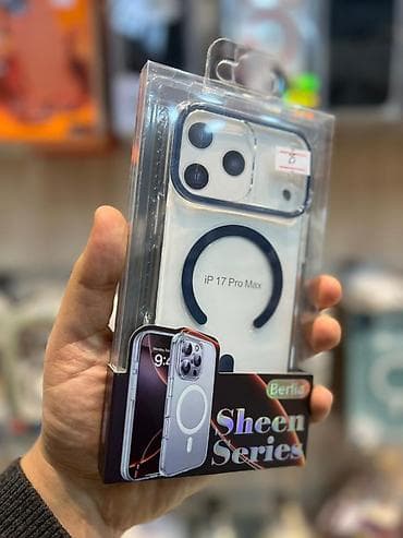 Berlia Sheen Series şəffaf telefon örtüyü – iP 17 Pro Max modeli üçün