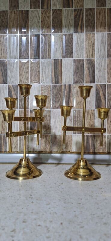 dekor evler: Fiqur, rəng - Qızılı — 8