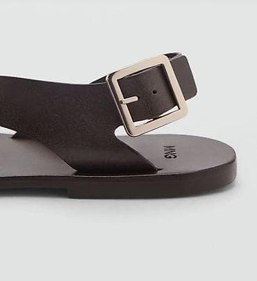 Basanoşka və səndəllər: Ölçü: 36, rəng - Qəhvəyi, Yeni — 3