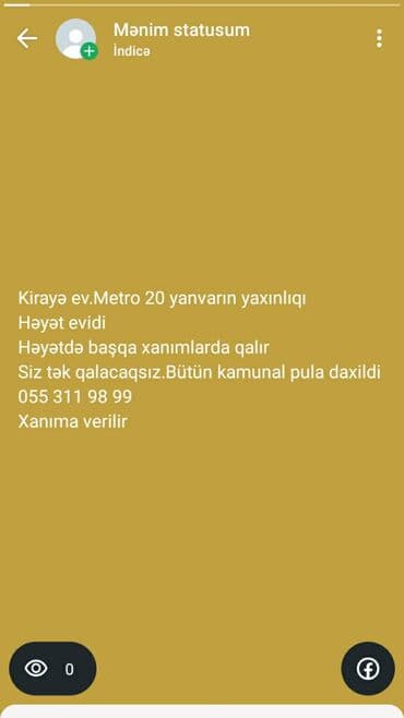 Uzunmüddətli kirayə mənzillər