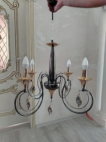 cıraq: Çılçıraq, 5 lampa, Metal — 1