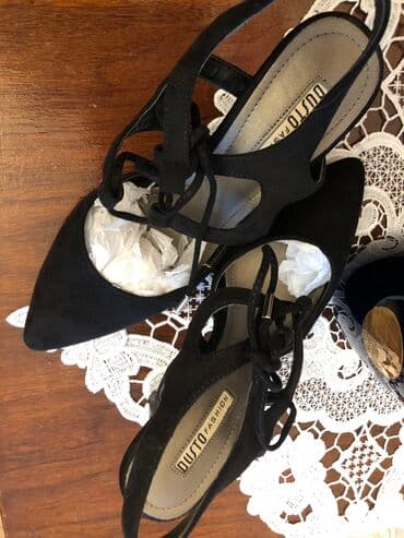 Tuflilər, Ölçü: 35.5, rəng - Qara, İşlənmiş