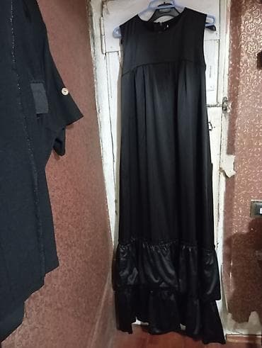 bas: Qara maxi don - Stil: Klassik və zərif “little black dress” üslubunda — 1