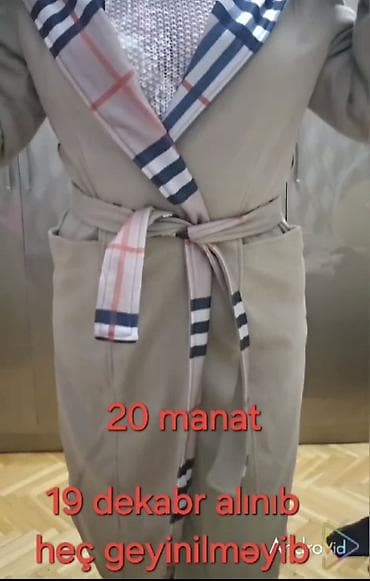 Пальто, Burberry, One size