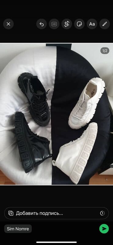 женские кроссовки reebok easytone: Bot yeni her biri 42 razmer — 1