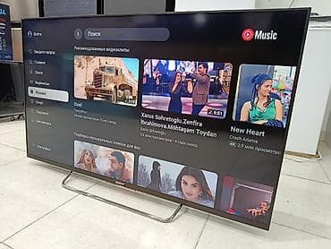 Смарт ТВ приставки: Б/у Телевизор Sony LED экран 50" 4K (3840x2160), Платная доставка — 2