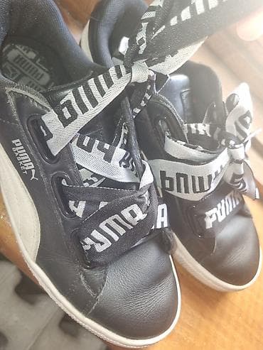 gb deri: Puma, Ölçü: 39, rəng - Qara, İşlənmiş — 8