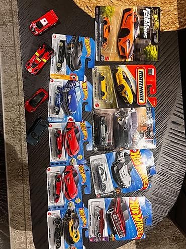 Tek tekde satılır barterde var Hot Wheels və Matchbox kolleksiya