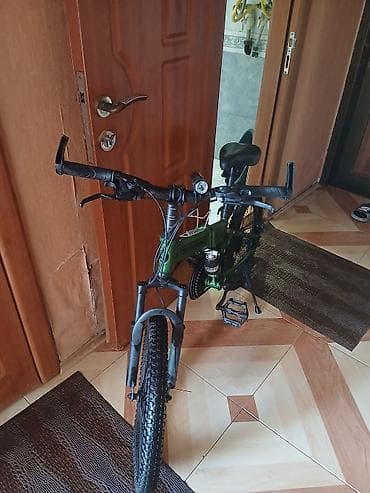 velosipedler: Stels Sport LU-600 qatlanan velosiped - Rəng: yaşıl/qaranlıq — 4