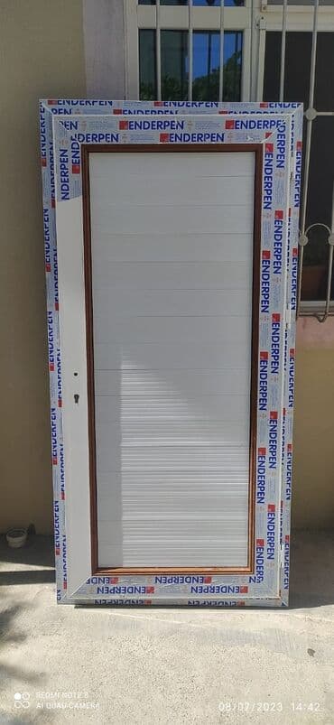 qapi zamoku qiymeti: Hamam üçün Yeni Plastik qapı Naliçnik ilə, Zəmanətli, Ödənişli quraşdırma, Ödənişli çatdırılma — 1