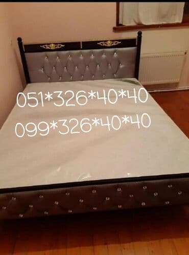 Çarpayılar: Yeni, İkinəfərlik çarpayı, Bazasız, Matras ilə, Siyirməsiz, Azərbaycan — 9