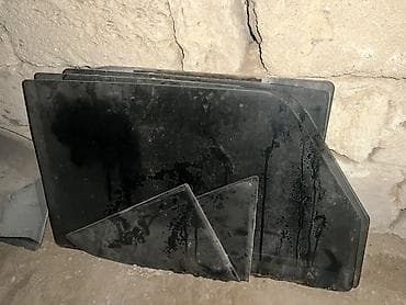 şüşe: Vaz2107 Qara rəngli şüşə panellər dəsti - Material: qalın temperli — 1