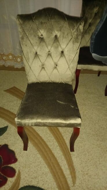 стулья мягкие для дома: Для кухни, Новый, Нескладной, цвет - Бежевый Стул — 3