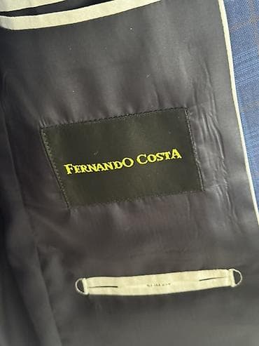 ketan kostyum: Yenidir!! Fernando Costa kişi kostyum dəsti - Model: Slim Fit - Rəng — 3