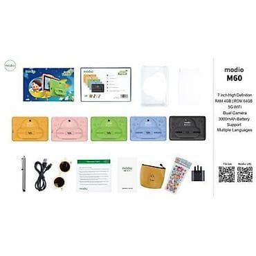 modio m34: Uşaq tableti modio tablet pc m60 7" black 4gb ram 64gb storage brand — 2
