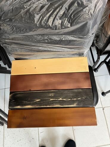 stol stul işlenmiş: 🔥oturacaq bir ədədi 30 azn 🔥 4 nəfərlik masa (120x80) və 4 ədəd — 22