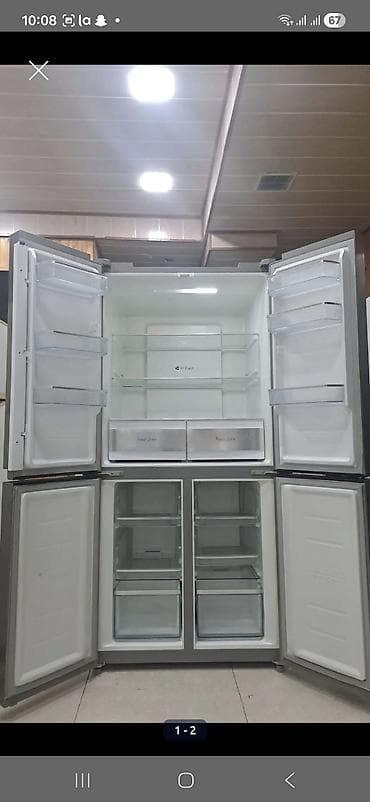 islemis soyuducu: Dörd qapılı, paslanmayan polad gövdəli iri tutumlu soyuducu — 2