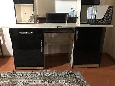 cay evi: Komplekt iş masası və üst dolablı rəf sistemi - Material — 3