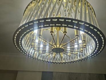 gece lampası: Çılçıraq, 10 və daha çox lampa, Xrustal — 6