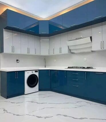 kapron çənlər: Кухонный гарнитур на заказ, Самозакрывающие петли, MDF, Нет кредита, Бесплатная доставка — 13