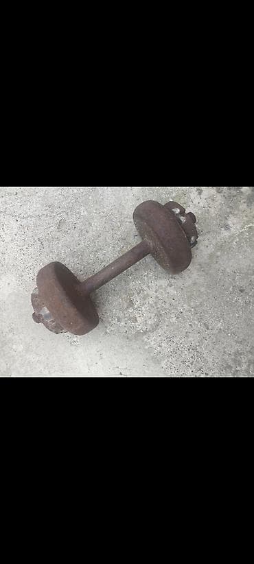 Qantellər: Demir qantel 13kilodur. Mehdiabaddadir — 2