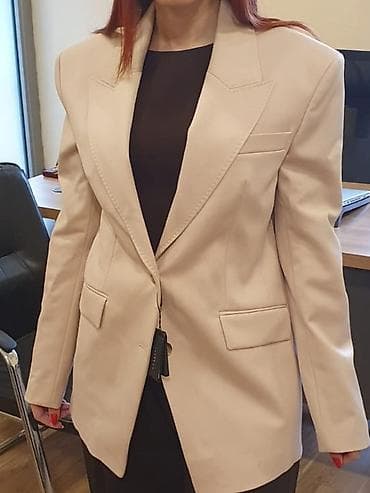 Qadın dəbli pencək Brend - Charuel - Rəng: açıq bej - Kəsim: klassik — 2