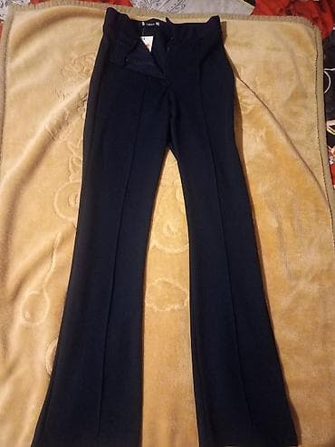 tulum paltar: Qadın şalvarları – flared (küləkli) kəsim - Ölçü: 38 - Rənglər: krem — 2