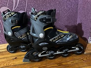 Спорт и хобби: Tiane tənzimlənən inline konkilər Razmer 39-42 - Brend/model: Tiane — 1