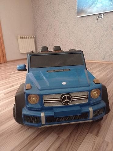 Uşaq üçün elektrik maşınları: Uşaqlar üçün akkumulyatorlu mini avtomobil, Mercedes G-Class üslubunda — 2
