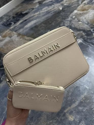 Çantalar: Balmain çanta. Alınıb 3000 manata. Gutusu çantası, kodu, qiyməti — 6