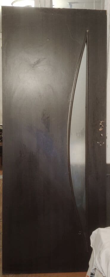 Furnitura və aksessuarlar: Şüşəli interyer qapıları - Material: MDF/laminat üzlü taxta quruluşlu — 2