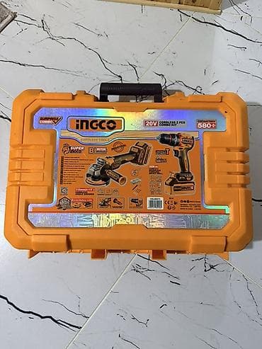 ucuz drel: Tecili. Satılır az işlenib. Məhsul: INGCO 20V Cordless 2 PCS Combo — 2