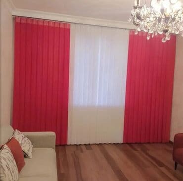 Pərdə və tüllər: Məhsul: Panel pərdə sistemi Təsvir: - Müasir panel pərdələr – mətbəx — 6