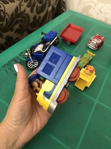 oyuncaq masin: Uşaq oyuncaqları dəsti – müxtəlif maşın və nəqliyyat vasitələri — 3