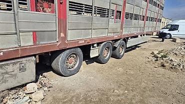 ot yem üyüdən: Heyvan daşıma üçün yarımqoşqu – 3 oxlu Xüsusiyyətlər: - Tip: Canlı — 2